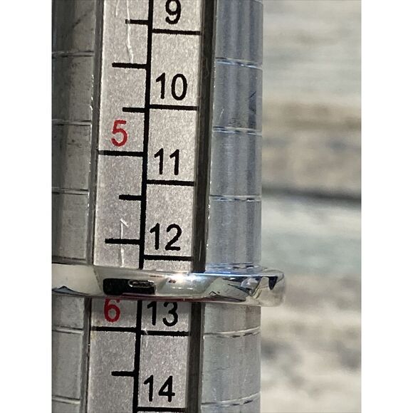 Costume Silver Plated Pear Shape Cubic Zirconia Ring size 5.75 NWOT Fashion - Picture 3 of 9